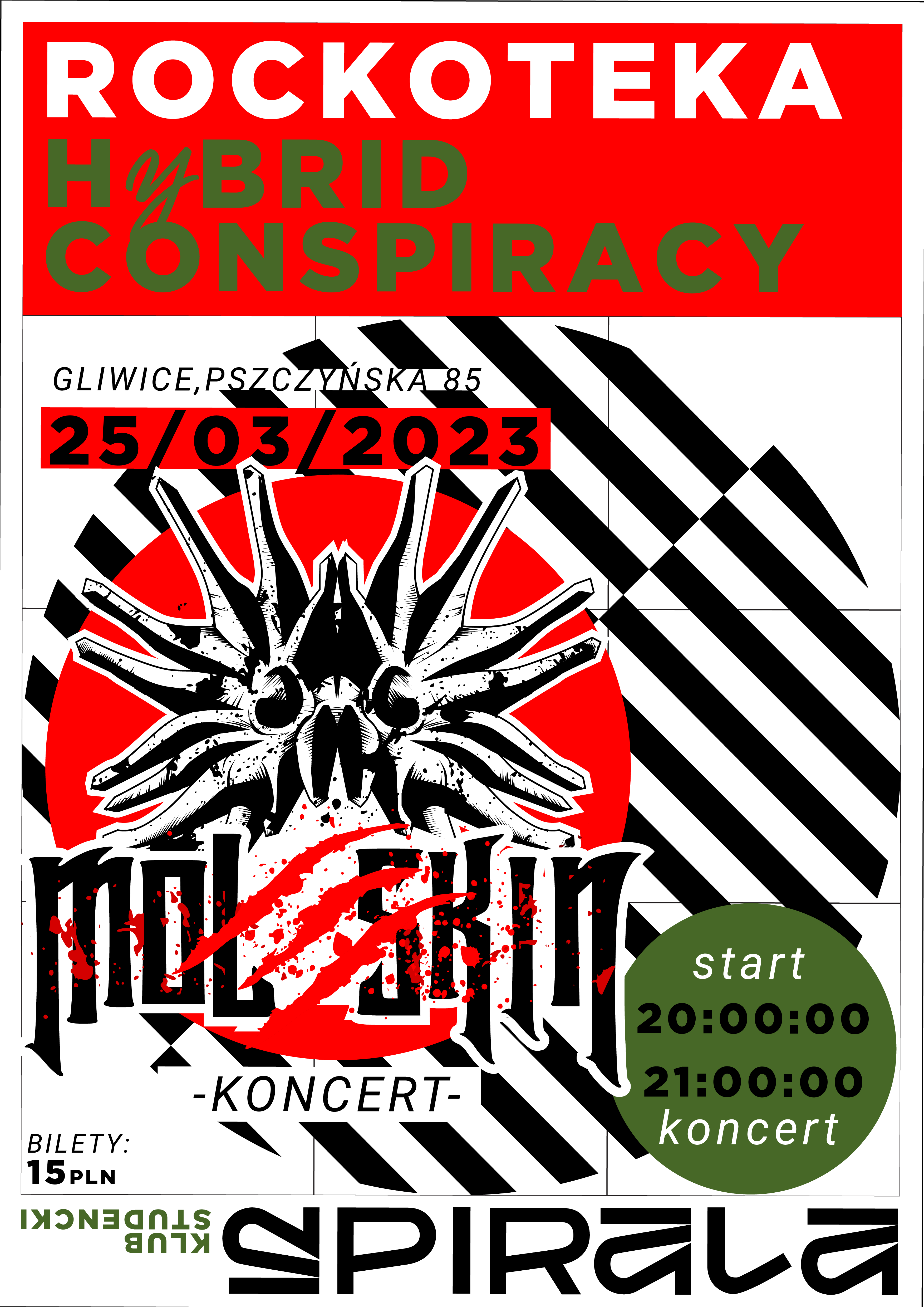 ROCKOTEKA z The Hybrid Conspiracy + Koncert zespołu – Moleskin