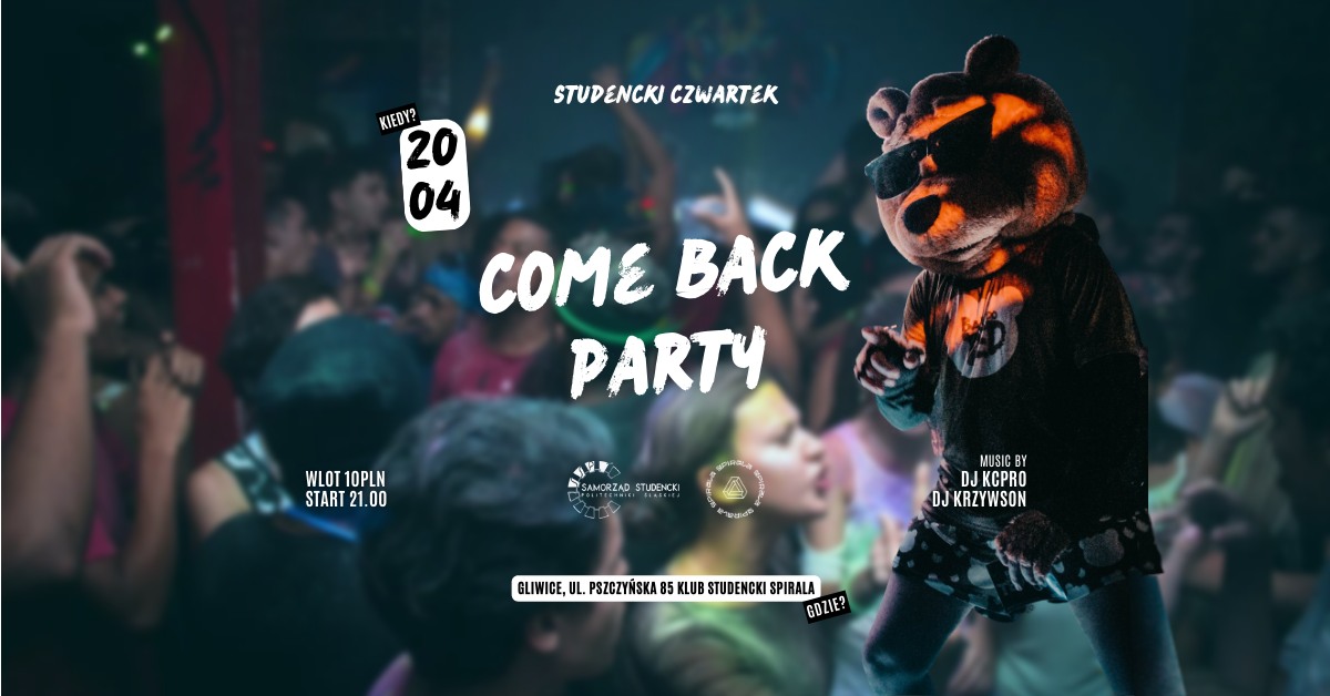 COME BACK PARTY