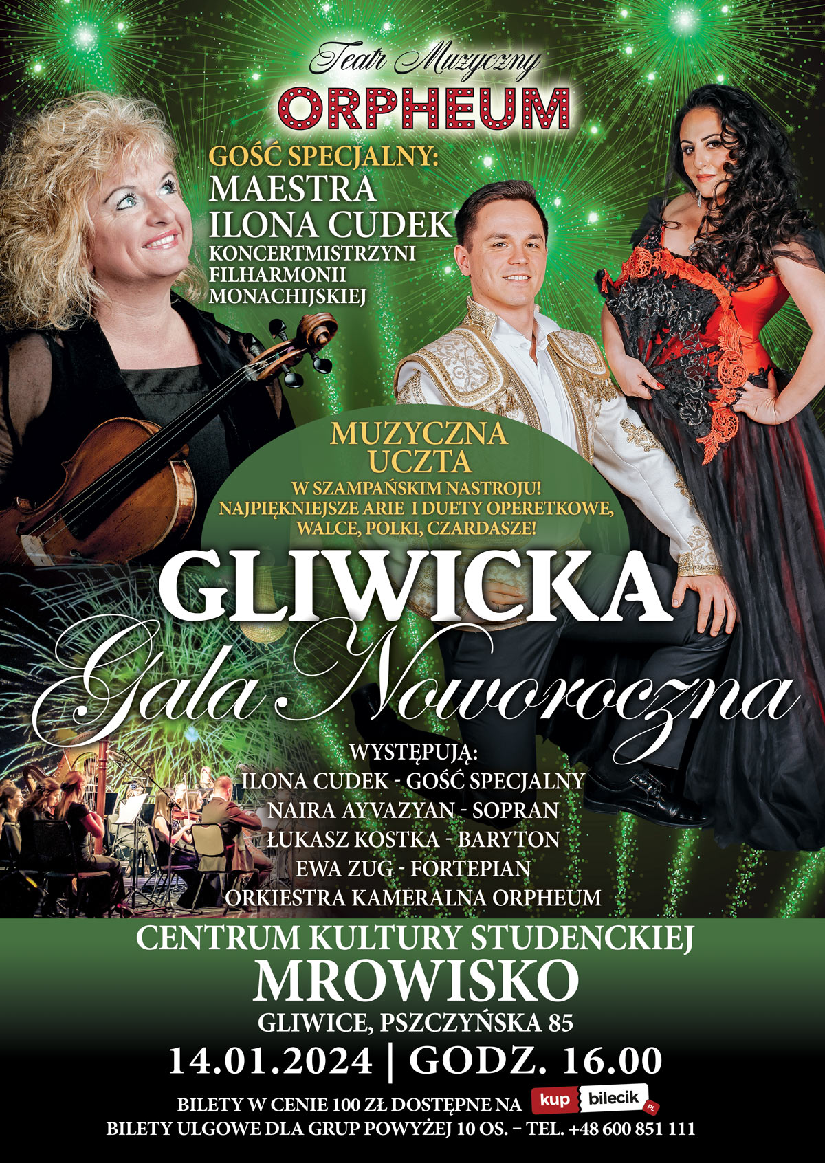 Gliwicka Gala Noworoczna Teatru Muzycznego Orpheum