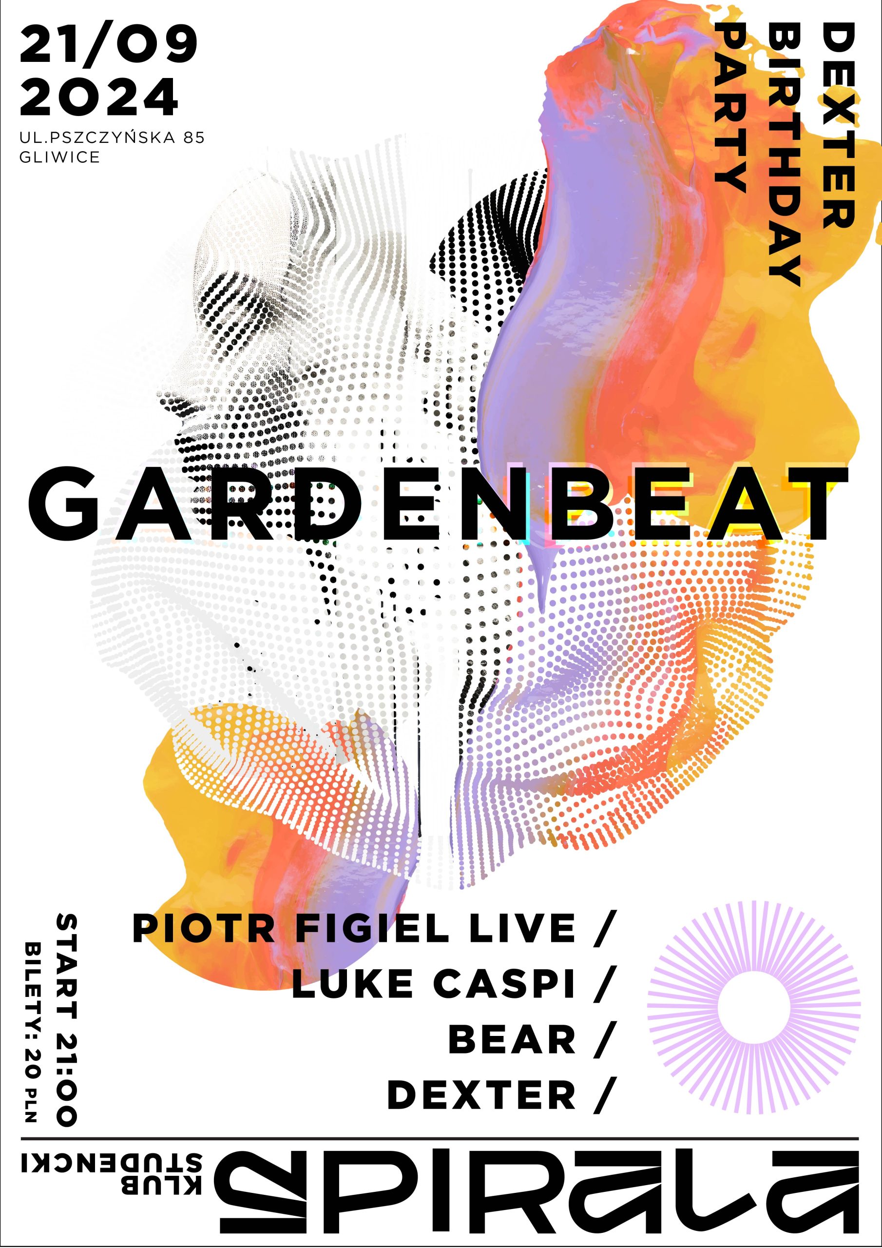 Gardenbeat / Piotr Figiel Live / Luke Caspi / Bear / Dexter