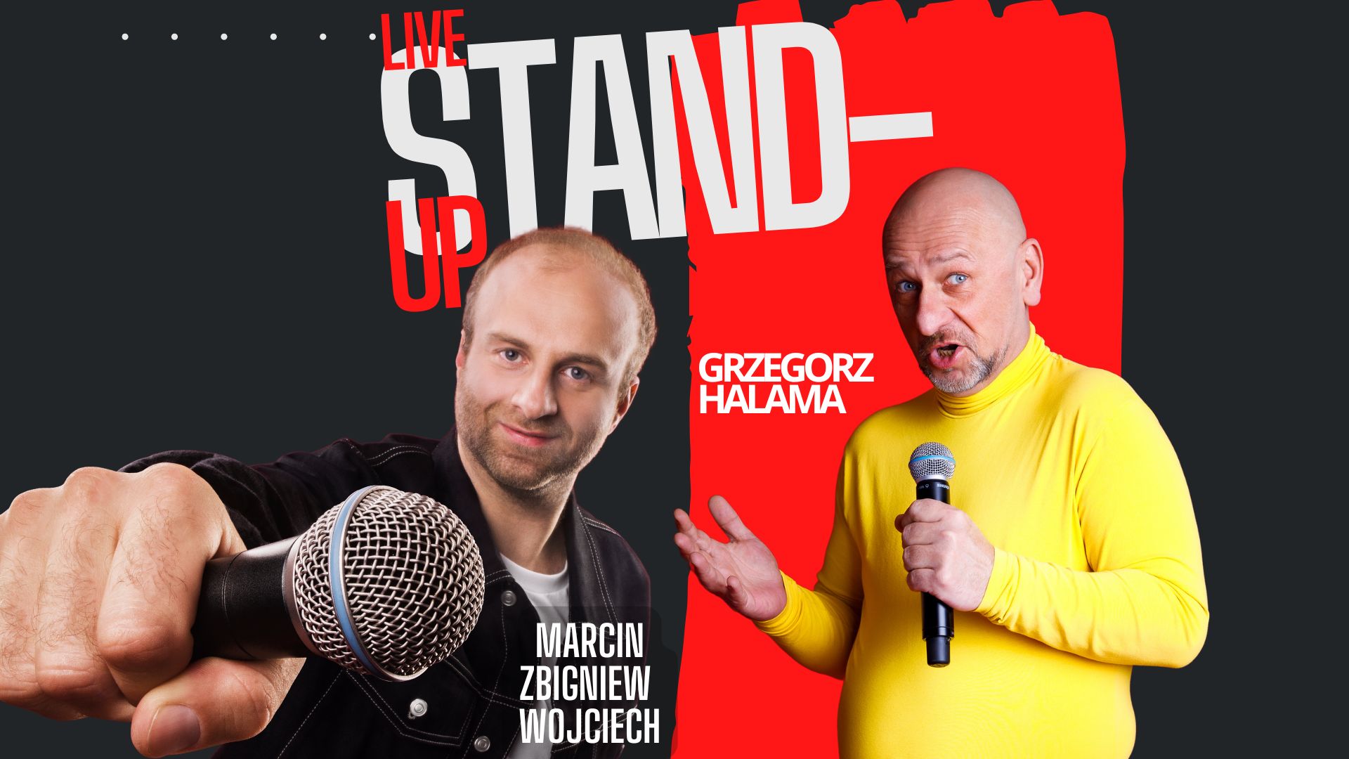 29.01.25 GLIWICE stand-up GRZEGORZ HALAMA & MARCIN ZBIGNIEW WOJCIECH | SPIRALA w CK MROWISKO