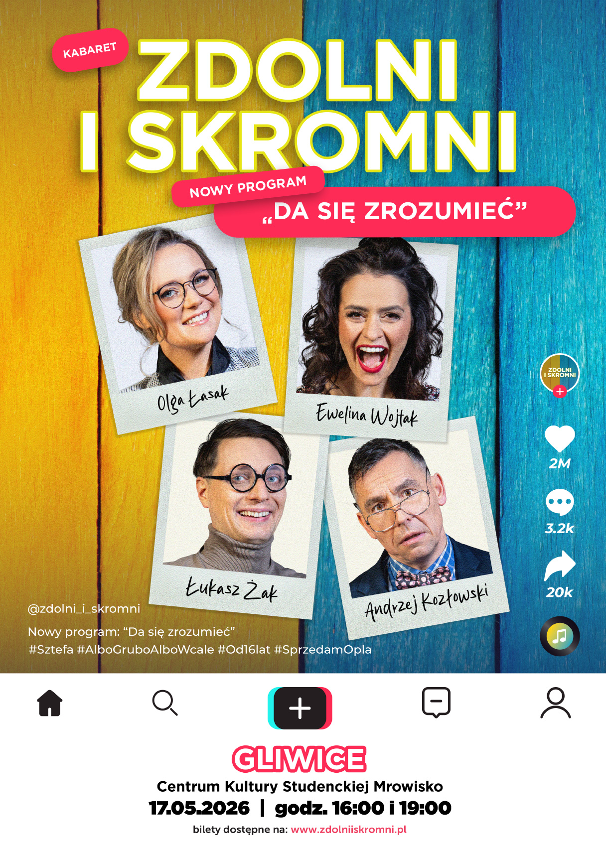 Zdolni i Skromni – „Da się zrozumieć” – Gliwice Centrum Kultury