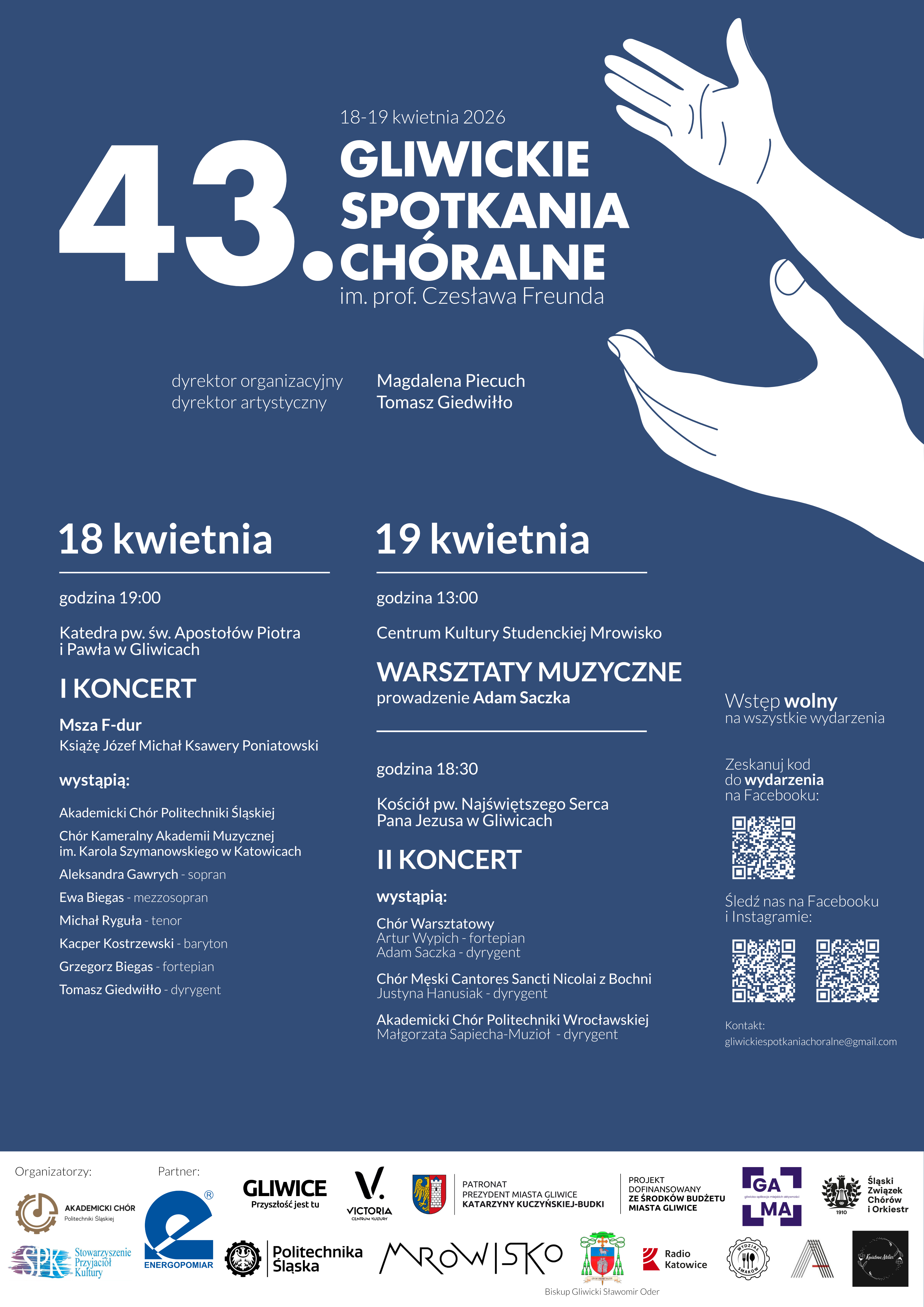 ⭐️ 43. GLIWICKIE SPOTKANIA CHÓRALNE im. prof. Czesława Freunda ⭐️