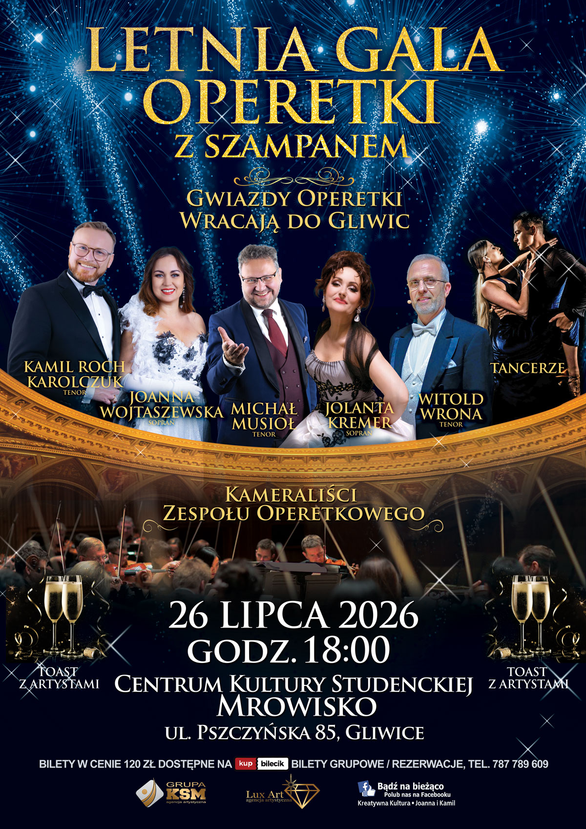 LETNIA GALA OPERETKI Z SZAMPANEM