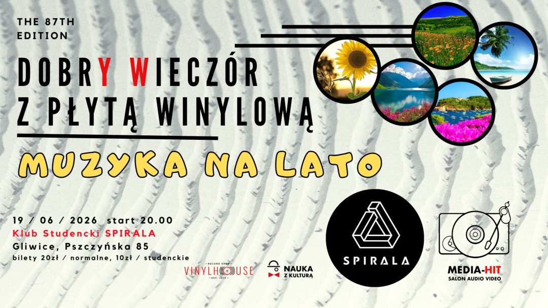 Dobry wieczór z winylową MUZYKA NA LATO