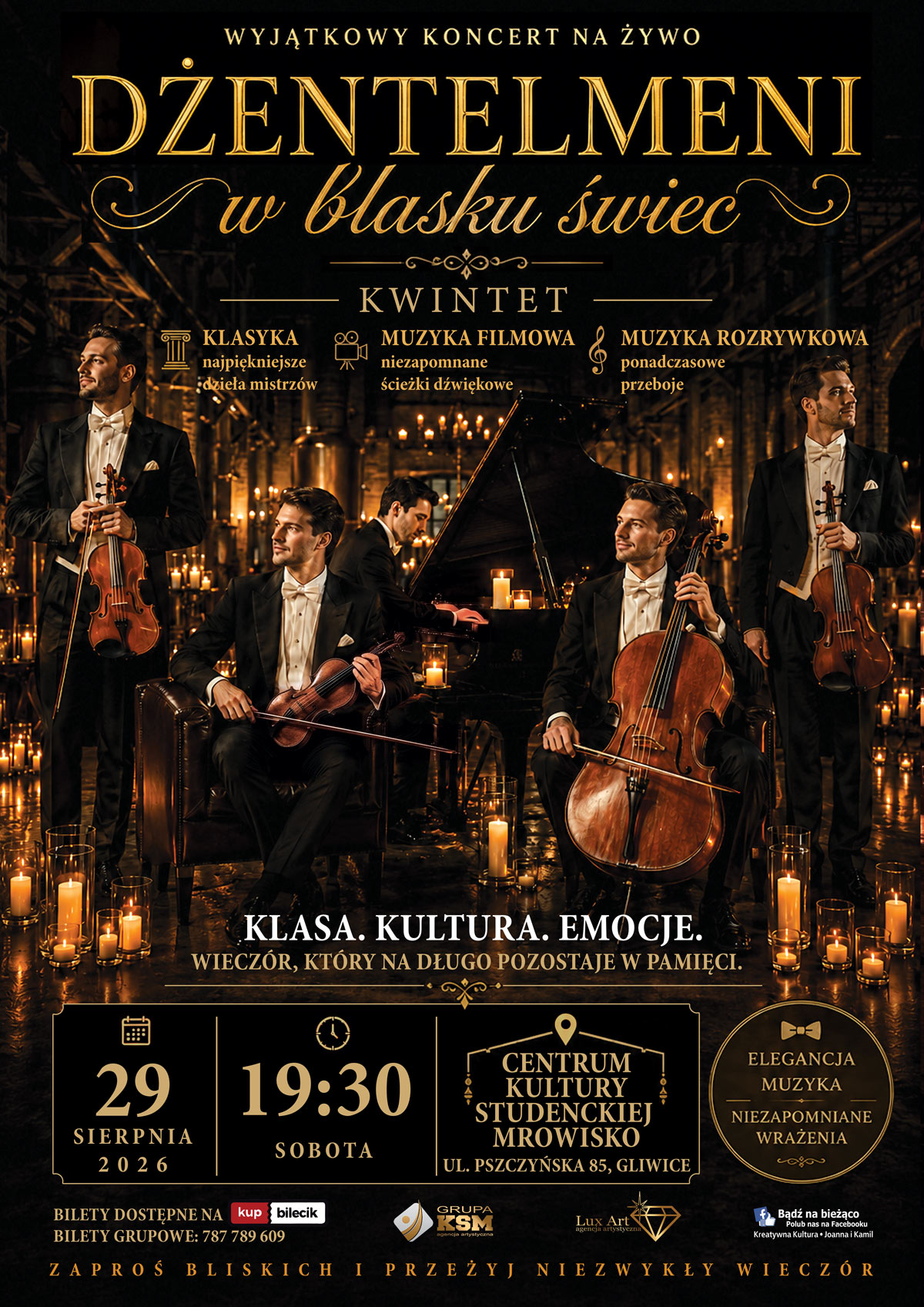 Dżentelmeni w blasku świec